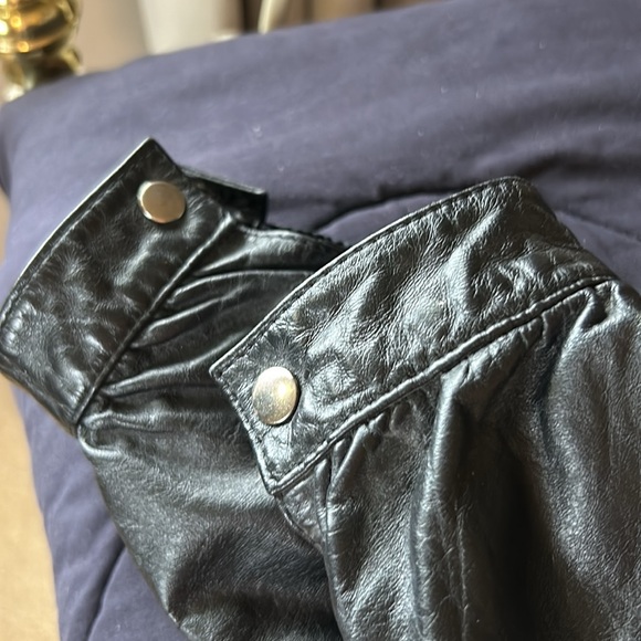 Wilsons Suede & Leather-Black Leather Jacket-Size 12-Excellent Condition - Picture 11 of 11